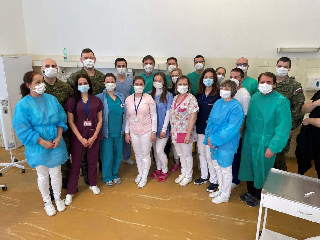 Vakcinačné centrum UNLP zamestnanci